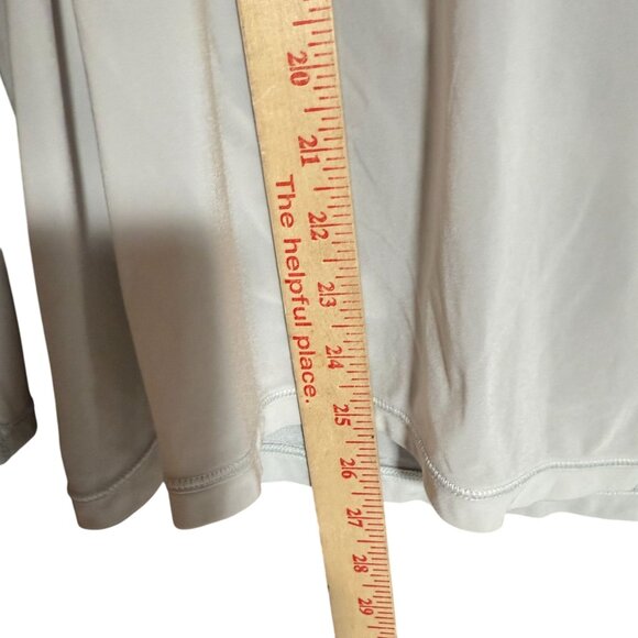 Lululemon Athletica If You’re Lucky Mesh Blouse Top Women's gray Long Sleeve - Picture 2 of 6